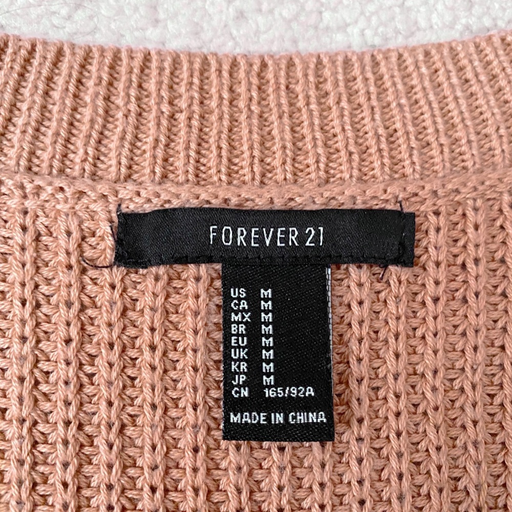 Forever 21 Women Contemporary Sweater Size Medium - Picture 6 of 6
